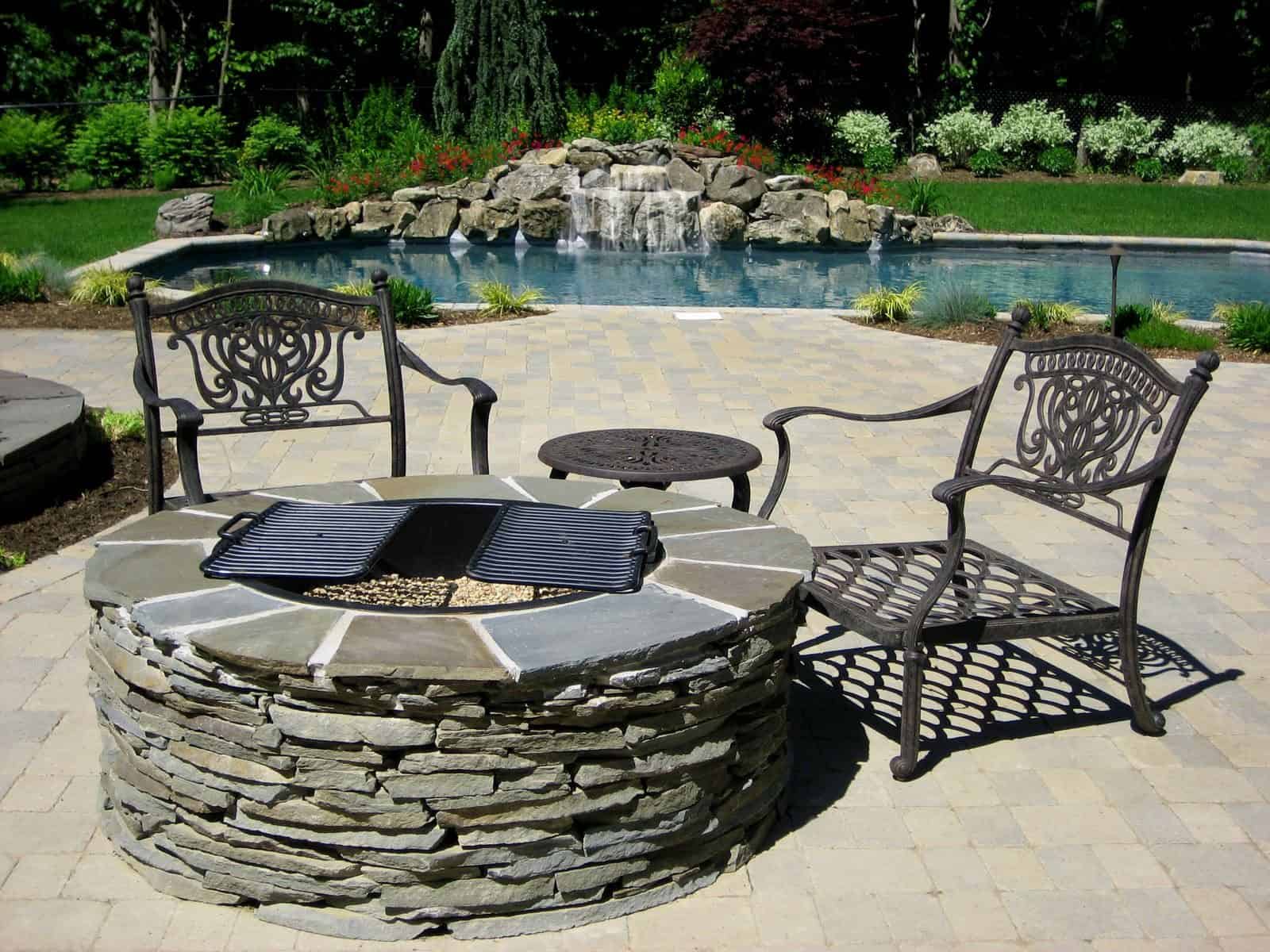 Fire Features Pits Long Island, Blue Stones For Fire Pit